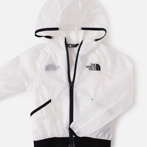 The North Face Kids Transparent Windwall Hoodie with Black Accents